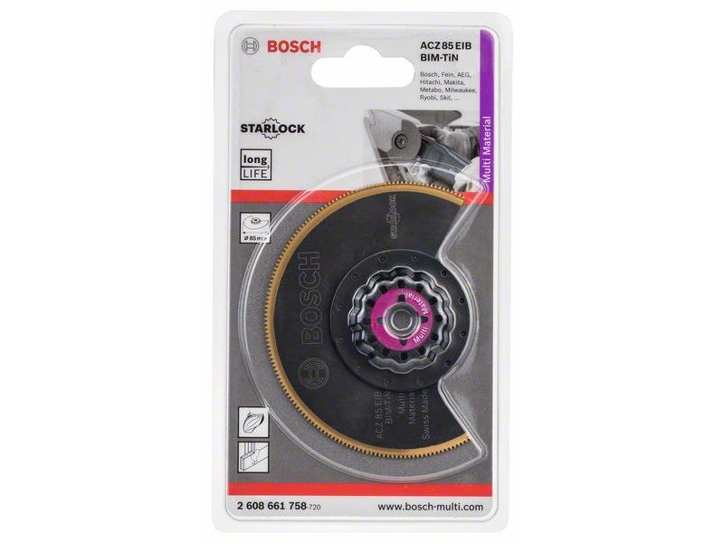 Segmenti žagin list Bosch BIM-TiN ACZ 85 EIB, Multi Material, 85mm, 2608661758