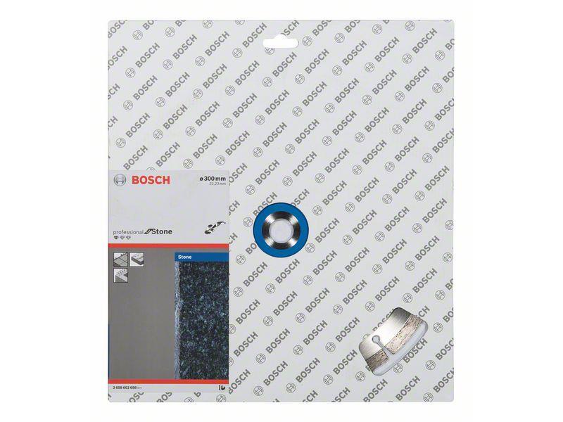 Diamantna rezalna plošča Bosch Standard for Stone, Dimenzije: 300x22,23x3,1x10mm, 2608602698