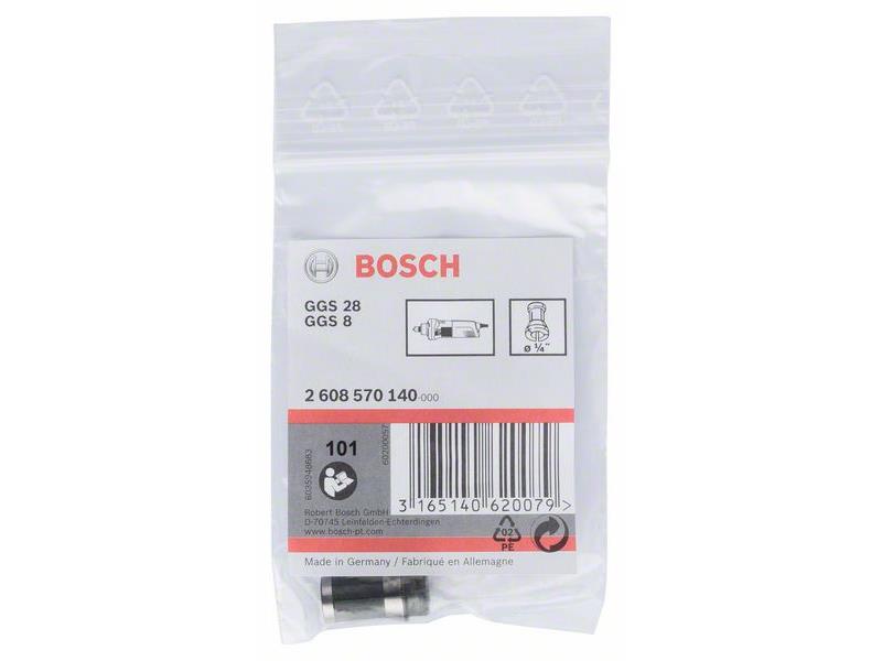 Vpenjalne klešče Bosch brez pritezne matice, 1/4, Za: GGS 8, GGS 28, 2608570140