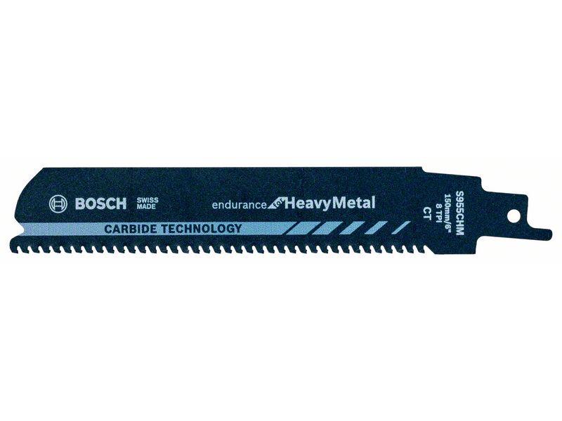 Listi za sabljasto žago Bosch Endurance for HeavyMetal, kovina, Pakiranje: 10 kos, 2608653182