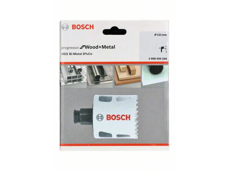 HSS BiM kronska žaga za izrezovanje lukenj Bosch za les in kovino, Dimenzije: 121x44mm, 2608594244