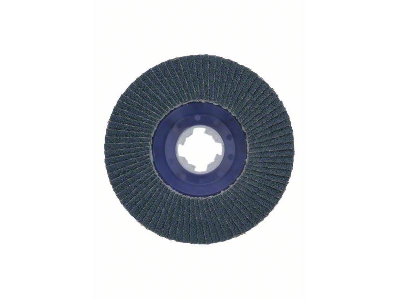 X-LOCK 1-delna lamelna brusilna plošča, kotna izvedba, vlaknena plošča za kovino, 115mm, Zrnatost: 120, 2608619208