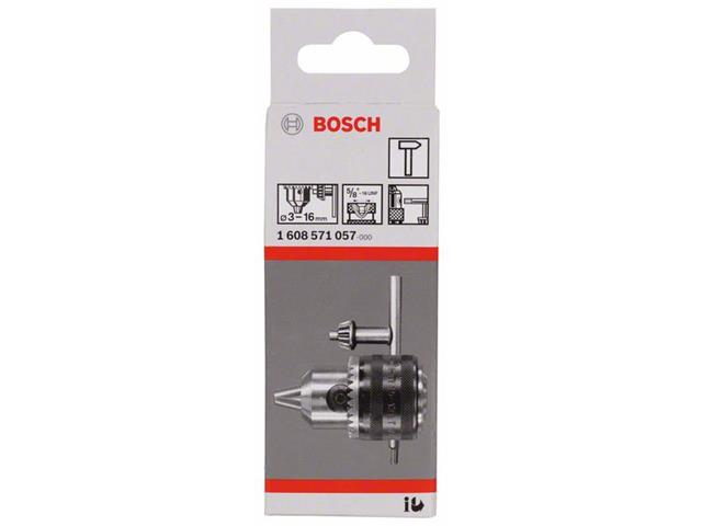 Vrtalna glava z zobatim vencem Bosch, Vpenjanje: 3-16 mm, Navoj: 5/8, 1608571057