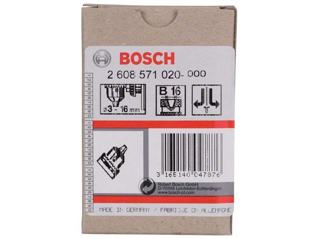 Vrtalna glava Bosch z zobatim vencem, Vpenjanje: 3-16 mm, Vpenjalo: B-16, 2608571020