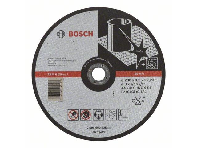 Ravna rezalna plošča Expert for Inox AS 30 S INOX BF, 230 mm, 3,0 mm
