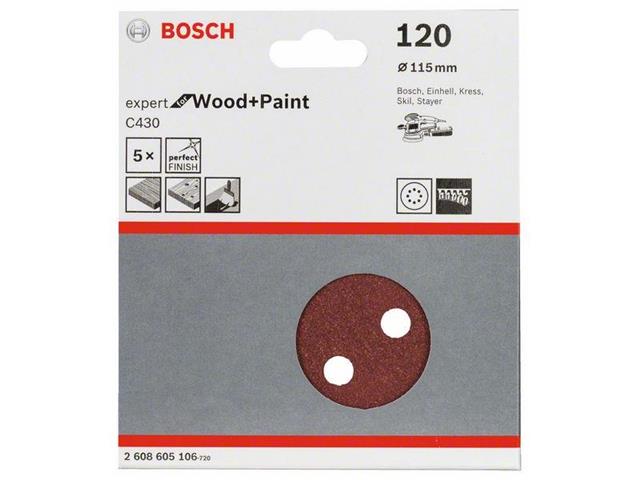 Brusilni list C430 Bosch, 115mm, 120, 2608605106