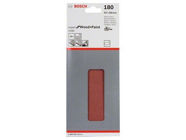 Brusilni list C430, pakiranje po 10 kosov 93 x 230 mm, 40