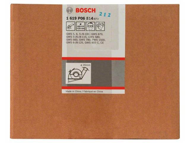 Vodila z nastavkom Bosch za odsesavanje pri rezanju , 100/115/125 mm, 1619P06514