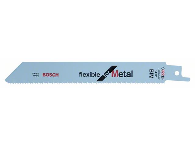 Listi za sabljasto žago Bosch S 922 BF, kovina, Pakiranje: 25 kos, 2608657550