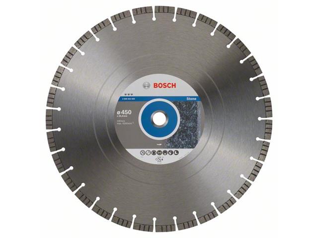 Diamantna rezalna plošča Bosch Best for Stone, Dimenzije: 450x25,40x3,8x12mm, 2608602650