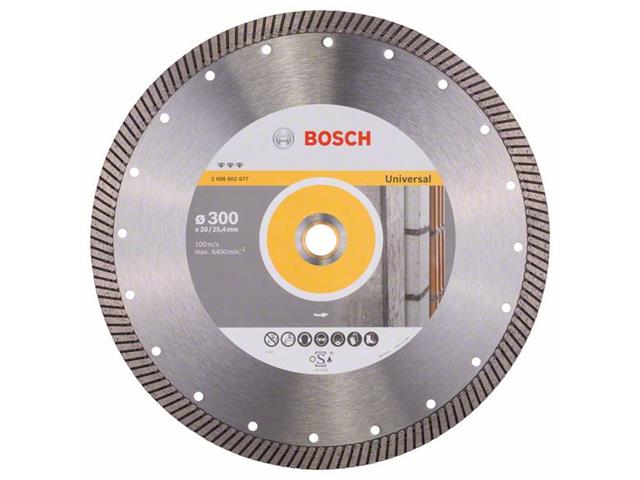 Diamantna rezalna plošča Bosch Best for Universal Turbo, Dimenzije: 300x20/25,40x3x15mm, 2608602677