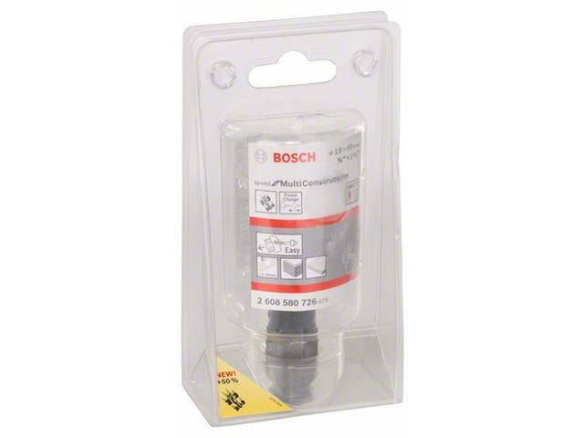 Žaga za izrezovanje lukenj Bosch Speed for Multi Construction, Dimenzije: 19 mm, 3/4