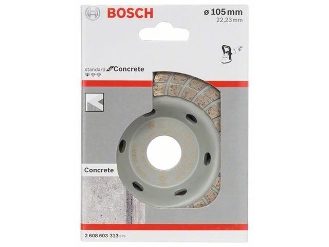 Diamantni lončasti brus Bosch Standard for Concrete Turbo, 105x22,23x3mm