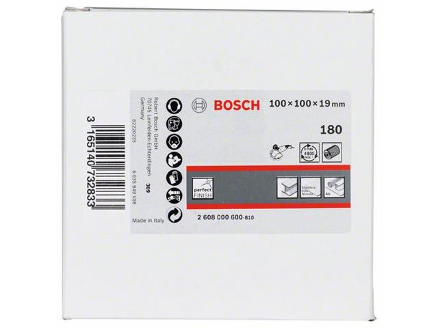 Lamelni brusilni kolut Bosch, Dimenzije: 19 mm, 100 mm, 100 mm, Zrnatost: 180, 2608000600