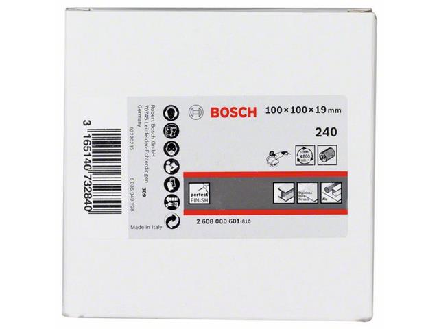 Lamelni brusilni kolut Bosch, Dimenzije: 19 mm, 100 mm, 100 mm, Zrnatost: 240, 2608000601