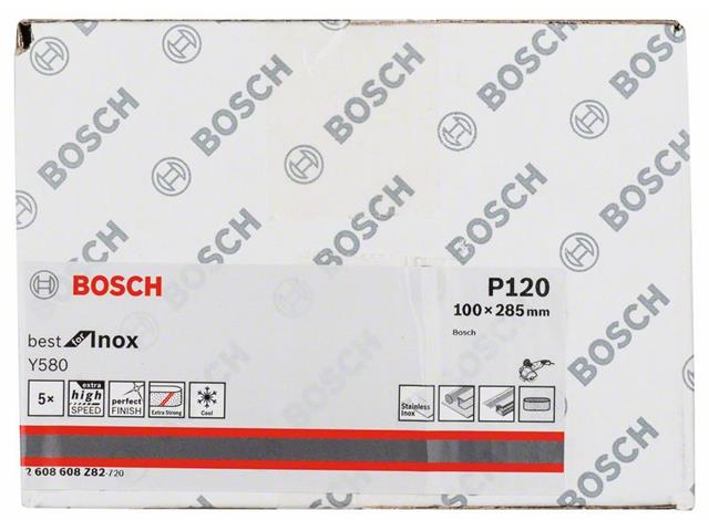 Brusilni tulec Bosch Y580 , Dimenzije: 100 x 285 mm, 90 mm, Zrnatost: 120, 2608608Z82