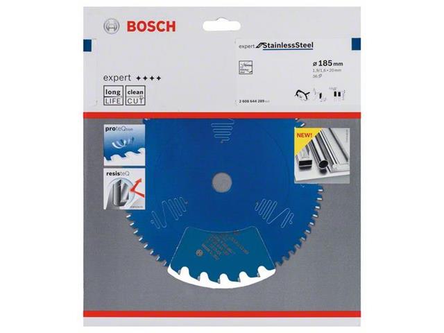 Žagin list Bosch Expert for Stainless Steel, Dimenzije: 185x20x1,9mm, Zob: 36, 2608644289