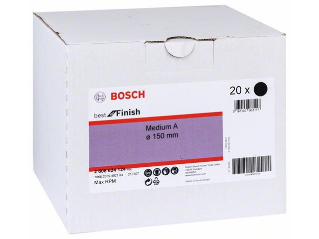 Flis Bosch, srednja zrnatost Medium A, plošča 150mm, 2608624124