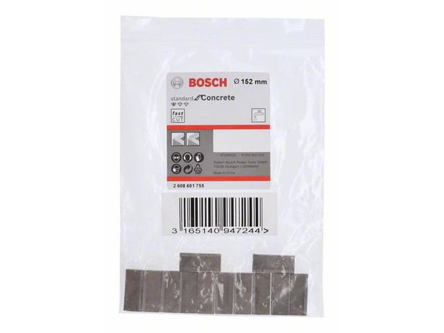 Segmenti za dia. vrtalne krone Standard for Concrete Bosch, Pakiranje: 12kos, Dimenzije: 152x10mm, Segm: 12, 2608601755