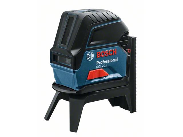 Kombinirani laser Bosch GCL 2-15, 15 M, ± 0,3 mm/m, ± 4°, 0601066E02