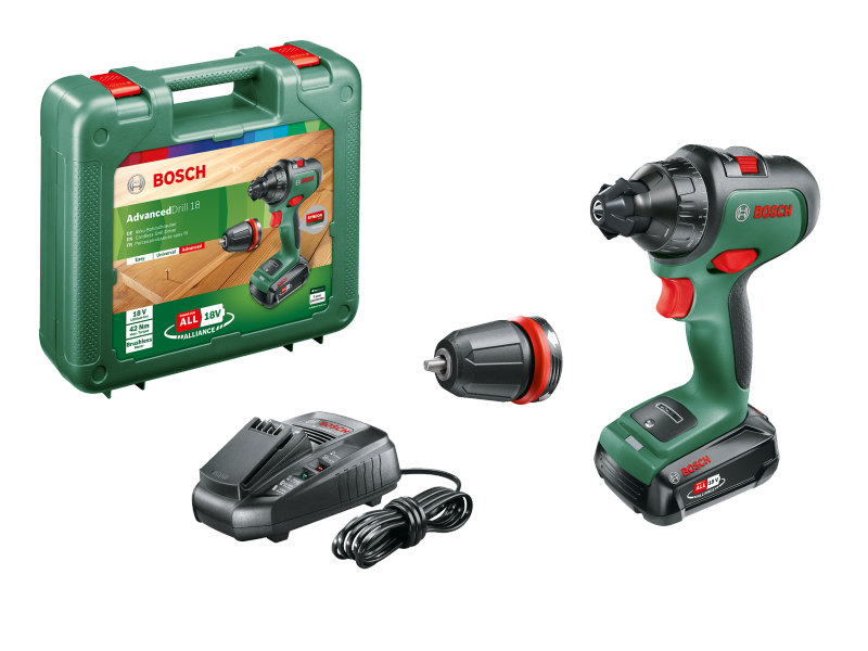 Akumulatorski vrtalni vijačnik Bosch AdvancedDrill 18, 18V, 24-42Nm, 13mm, 1kg, 06039B5005