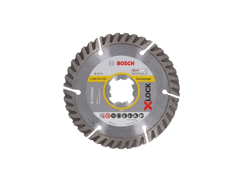 X-LOCK Bosch Bosch Standard for Universal, Dimenzije: 115x22,23x1,6x10mm, 2608615165