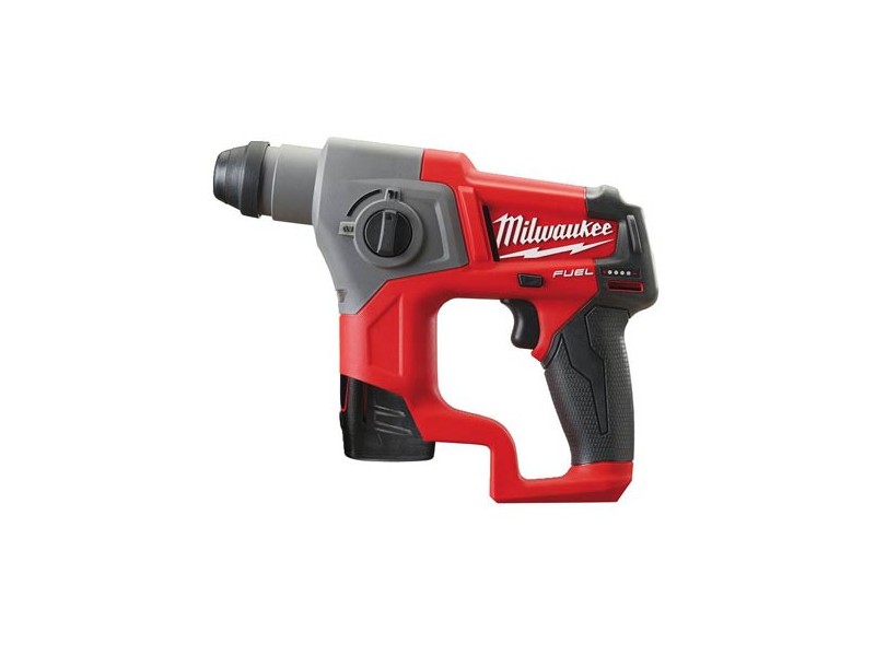 Akumulatorsko vrtalno kladivo Milwaukee M12 CH-202C FUEL, Li-Ion 2 x Aku.: 2,0 Ah, 4933441997