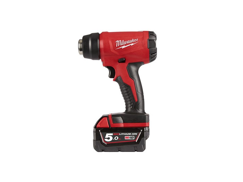 Akumulatorski fen za vroč zrak Milwaukee M18 BHG-502C, Li-Ion 2x Aku.: 5,0 Ah, 4933459772