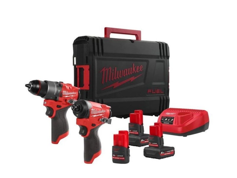 Akumulatorski set orodja Milwaukee M12 FPP2A2-5253X, 4933492513