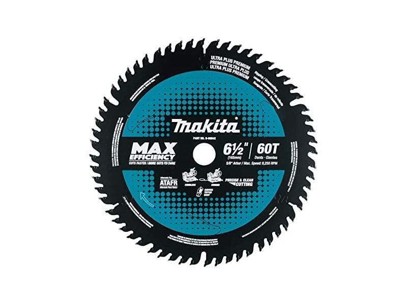 TCT žagin list Makita EFFICUT, Dimenzije: 165x1,85x20mm, Zob: 60, B-69864