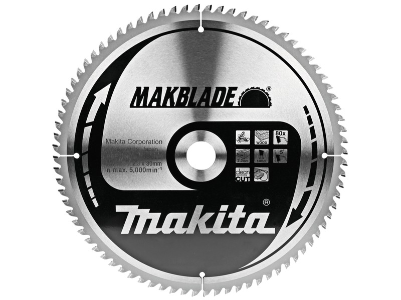 TCT MAKBlade žagin list Makita, Dimenzije: 305x2,3x30mm, Zob: 80, B-32851