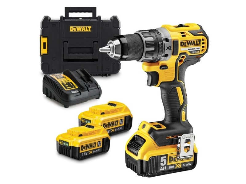 Akumulatorski XR vrtalnik vijačnik Dewalt DCD791P3K, 18V, 1.5-13mm, 1.7kg