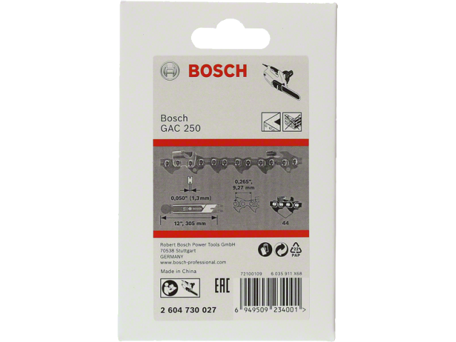 Veriga žage s konico TC Bosch, za GAC 250, 305mm, 2604730027