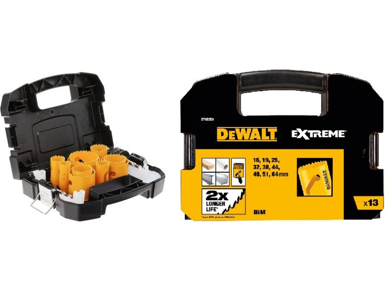  13 delni set BIM EXTREME kronskih žag DeWalt za splošno rabo DT90350