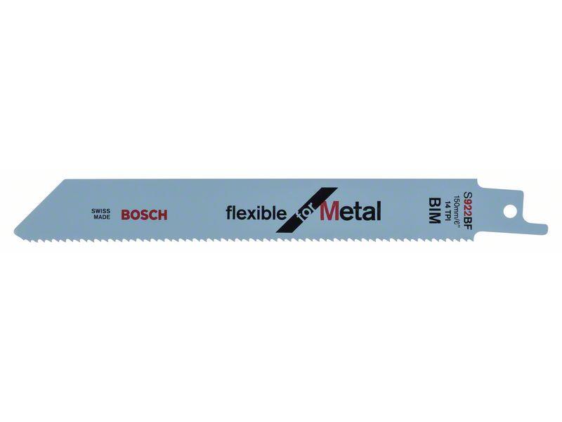 Žagin list za sabljasto žago Bosch S 922 BF Flexible, Pakiranje: 100 kos, 3-8, 1,8/14, 2608656027