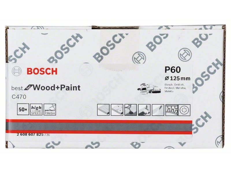 Brusilni list C470 Bosch, 125mm, 60, 2608607825