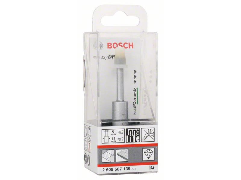 Diamantni sveder za suho vrtanje Bosch Easy Dry Best for Ceramic, Dimenzije: 6x33mm, 2608587139