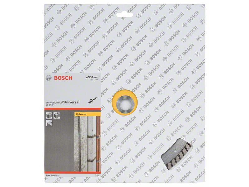 Diamantna rezalna plošča Bosch Standard for Universal Turbo, Dimenzije: 300x22,23x3x10mm, 2608602696