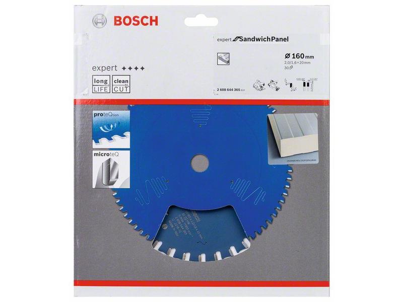 Žagin list Bosch EX SH H, Dimenzije: 160x20mm, Zob: 30, 2608644365