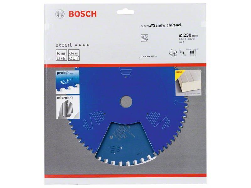 Žagin list Bosch EX SH H, Dimenzije: 230x30mm, Zob: 48,  2608644368