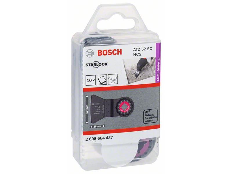 HCS lopatica Bosch, ATZ 52 SC, Pakiranje: 10 kosov, Dimenzije: 52x26mm , 2608664487