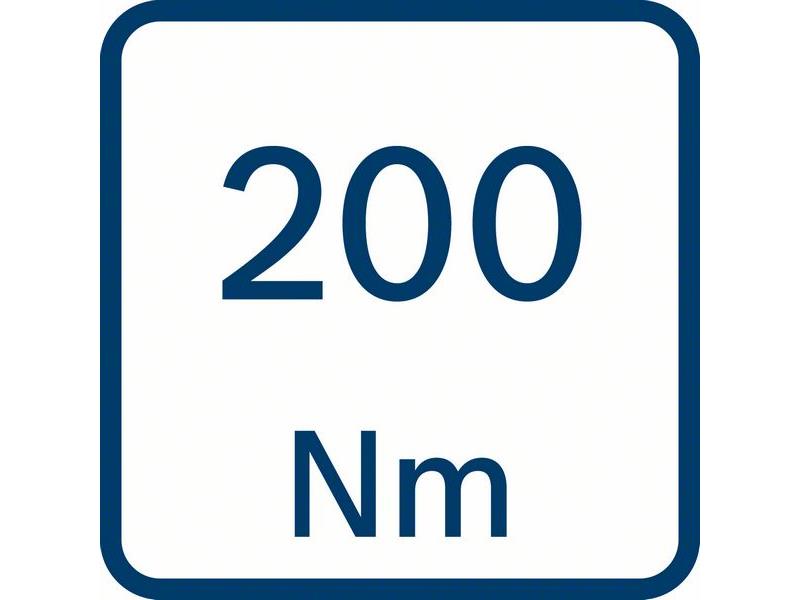 Akumulatorski vijačnik/ključ Bosch GDX 18V-200 C, 200 Nm, 200 Nm, 1.2 kg,  06019G4201