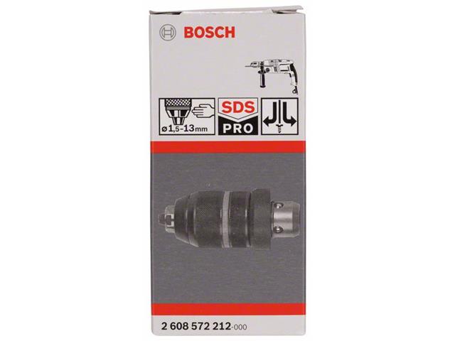 Hitrovpenjalna vrtalna glava z adapterjem Bosch, GBH 2-24 DF, GBH 2-26 DFR, GBH 2-28 DFV, GBH 3-28 DFR,  GBH 4-32 DFR, GBH 36 VF-LI, SDS-plus, 1.5-13mm, 2608572212