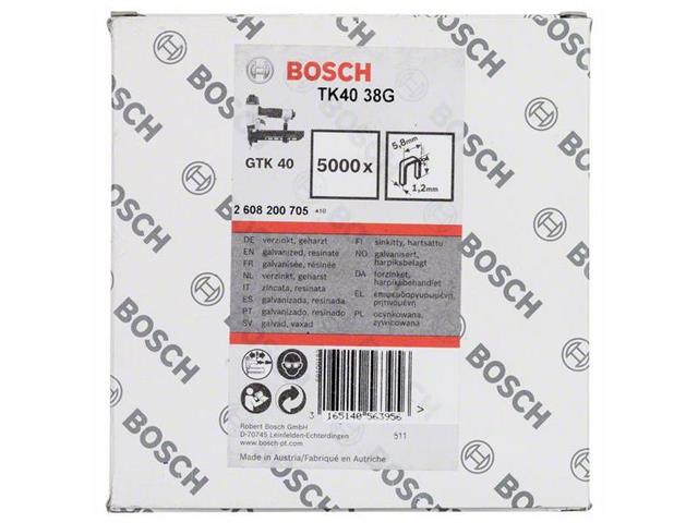 Sponke TK40 38G 1,2 mm, 38 mm, pocinkano