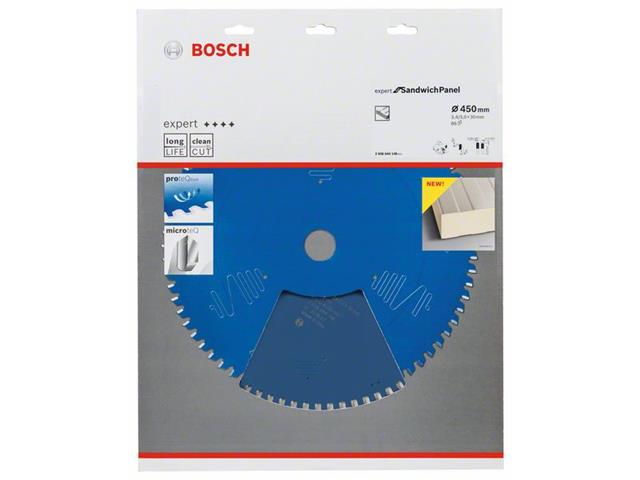 Žagin list za krožne žage Bosch Expert for Sandwich Panel, Dimenzije:450x30x3,4mm, Zob: 86, 2608644148