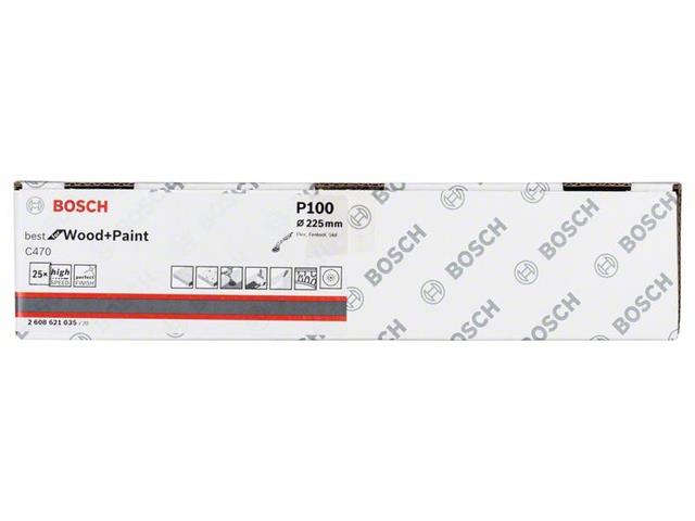 Brusilni list C470 Bosch, 225mm, 100, 2608621035