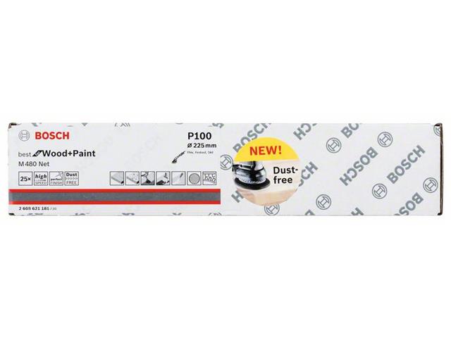 Brusni papir Bosch, 225mm, Zrnatost: 100, Pakiranje: 25kos, 2608900708