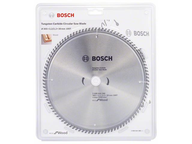 List za krožno žago Bosch Eco for Wood, Dimenzije: 305x3,2/2,2x30mm, Zob: 100, 2608644386