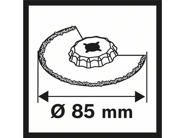 Segmentni žagin list Bosch RB ACZ 85 RD4, Pakiranje: 10kos, Premer: 85mm, 2608664482